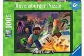 Puzzle - Ravensburger Monster Minecraft XXL 100 pcs *DEMO* - 13333