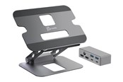 Dockingstationen - j5create Multi-Angle Dual HDMI Docking Stand (with Ethernet) - JTS427-N